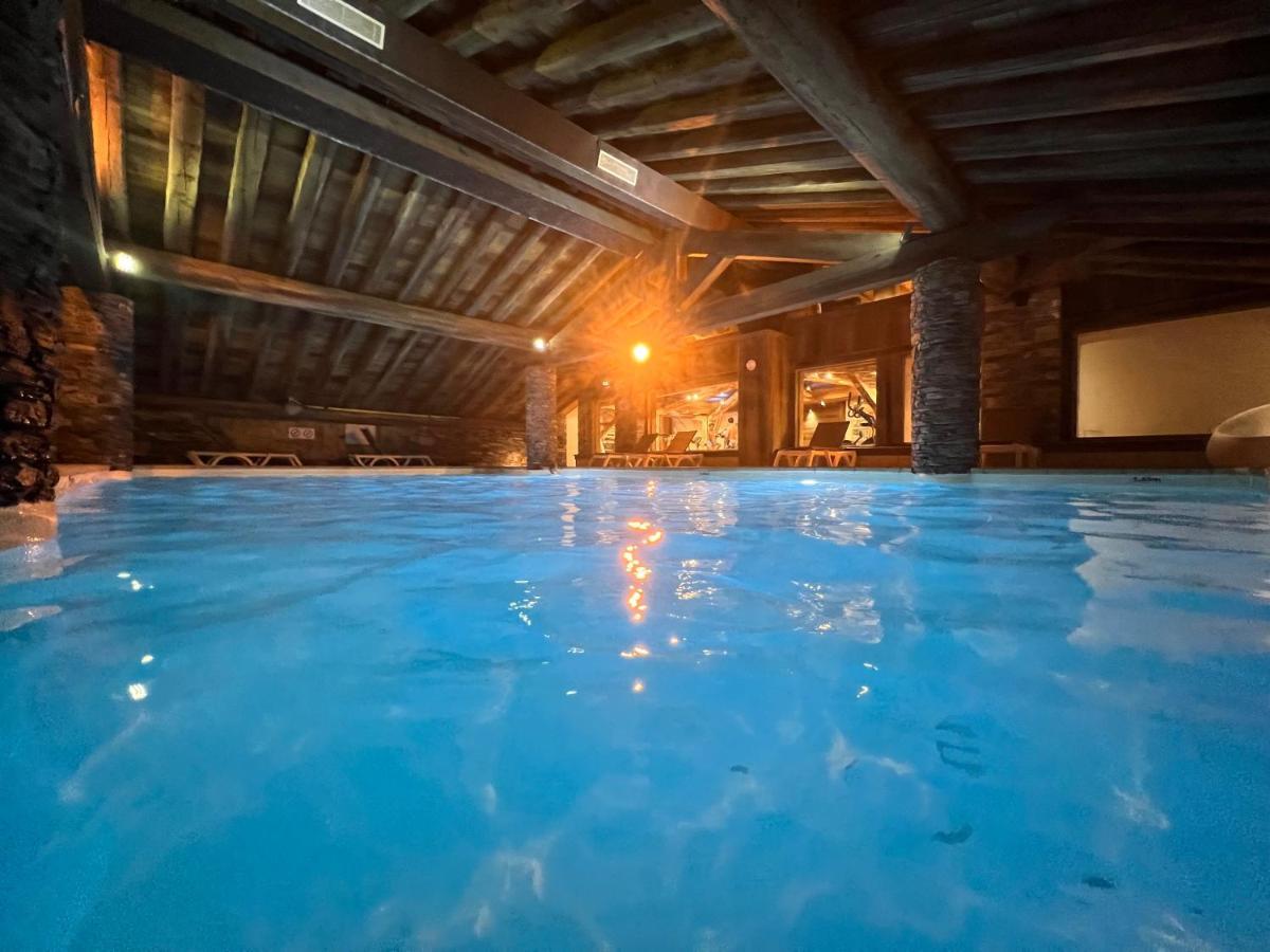 Appartement Ski Aux Pieds Dans Residence Premium Piscine, Sauna Hamam Saint-Martin-de-Belleville Exterior foto
